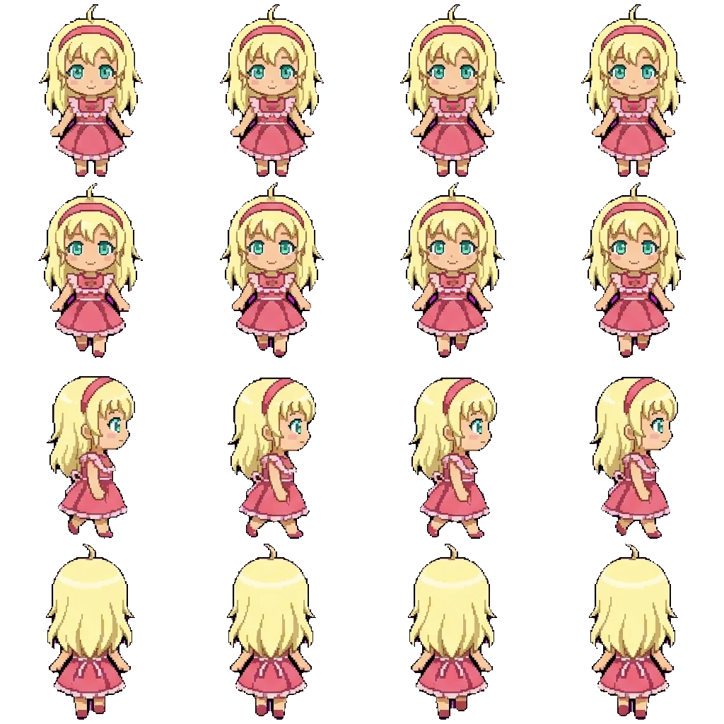 Zeina movement sprite