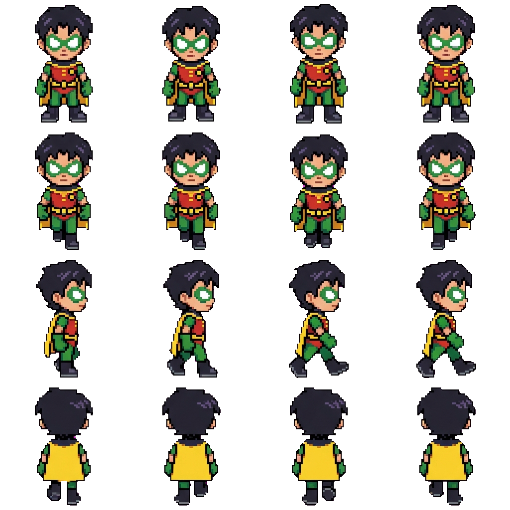 Tim Drake movement sprite