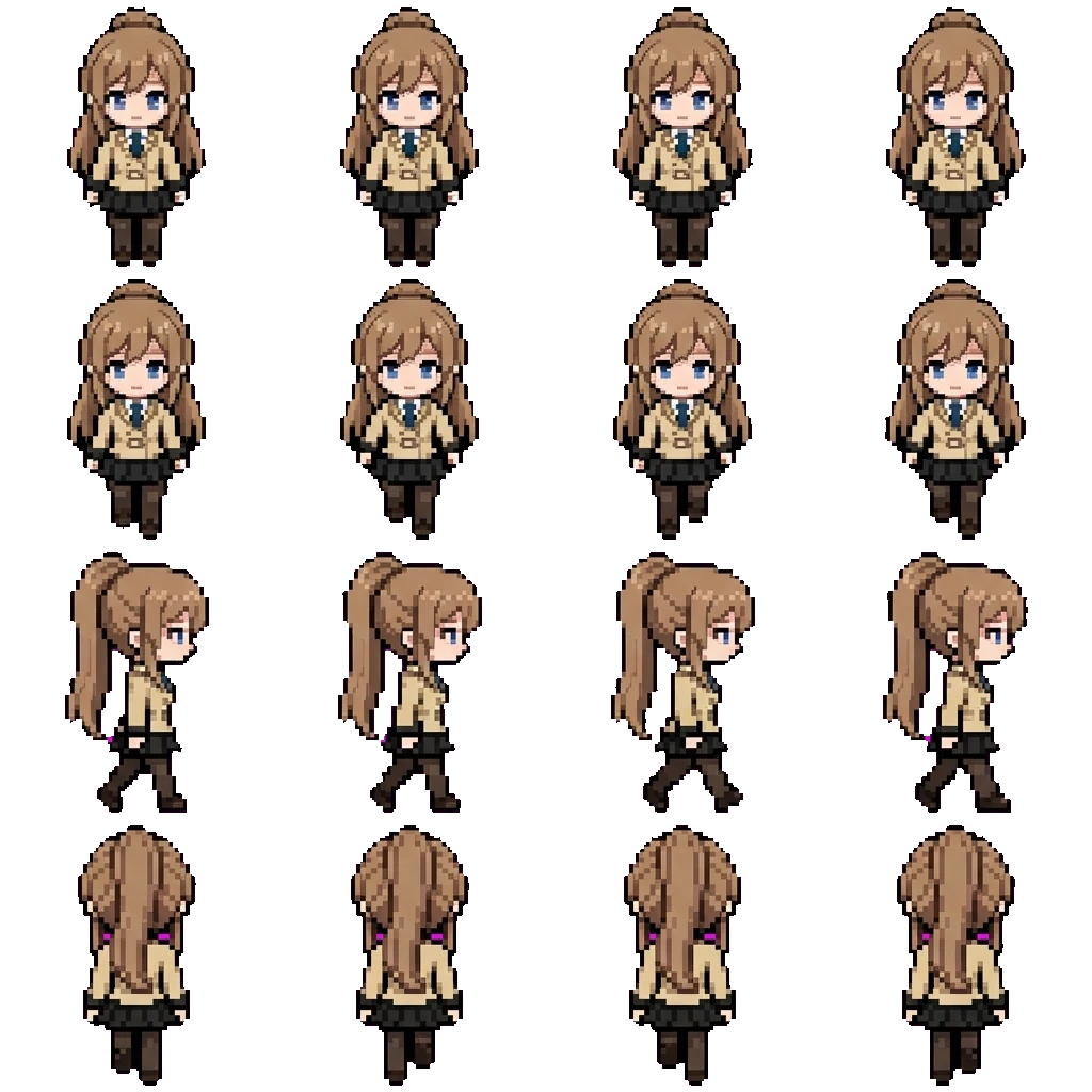 Sakura movement sprite