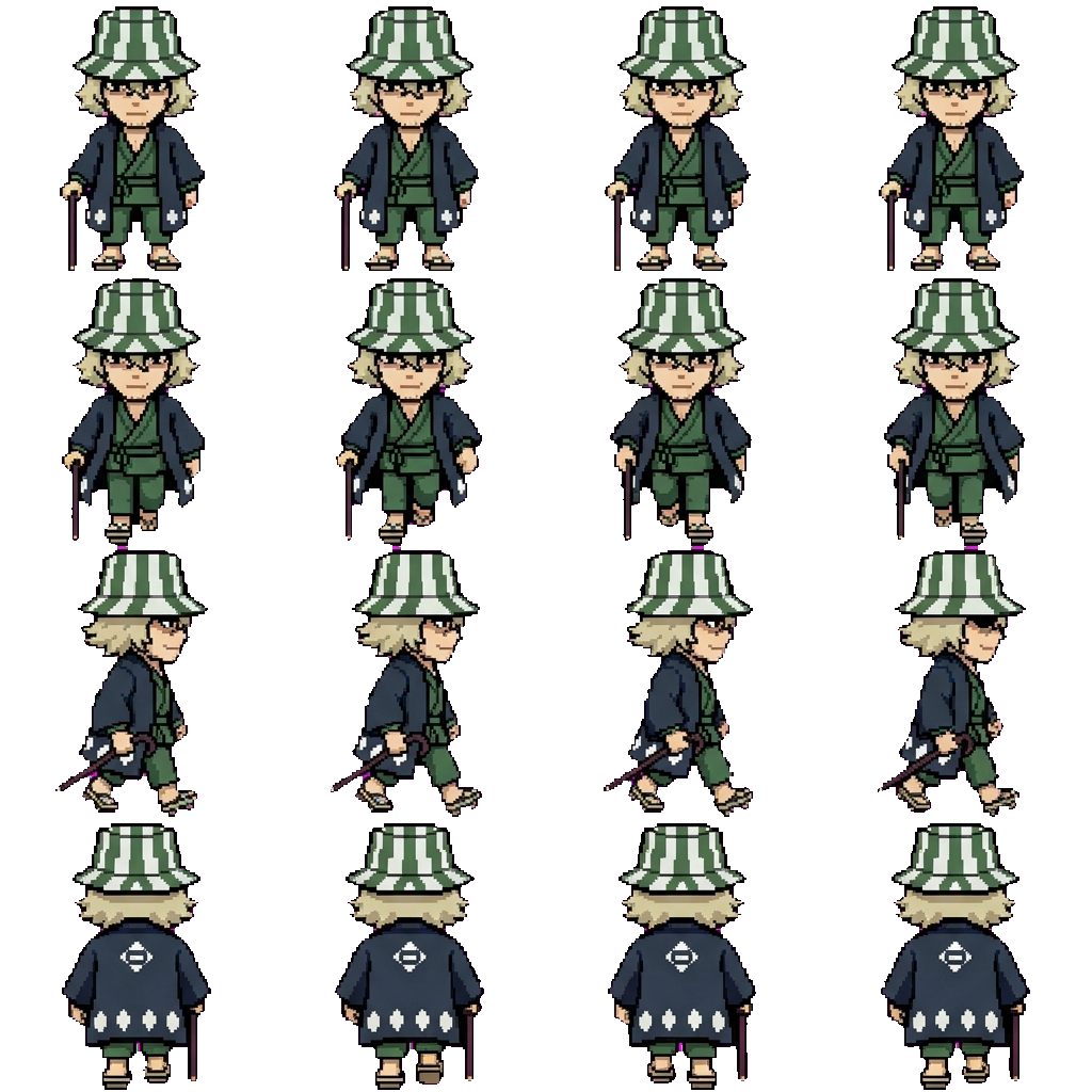 Urahara Kisuke movement sprite