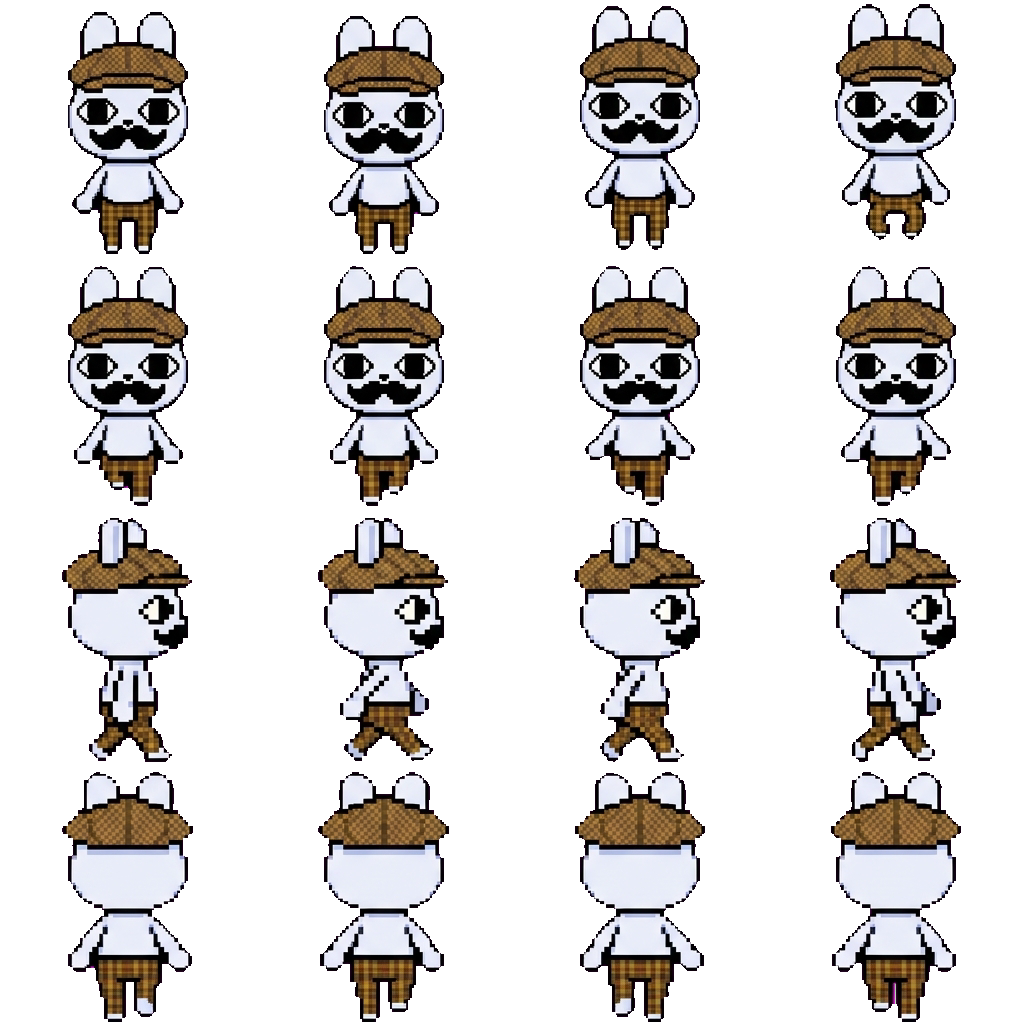 Barney movement sprite