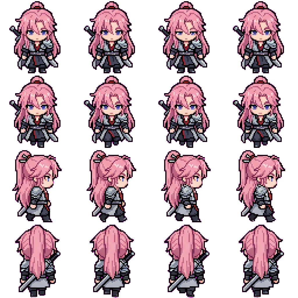 Yue Ran movement sprite