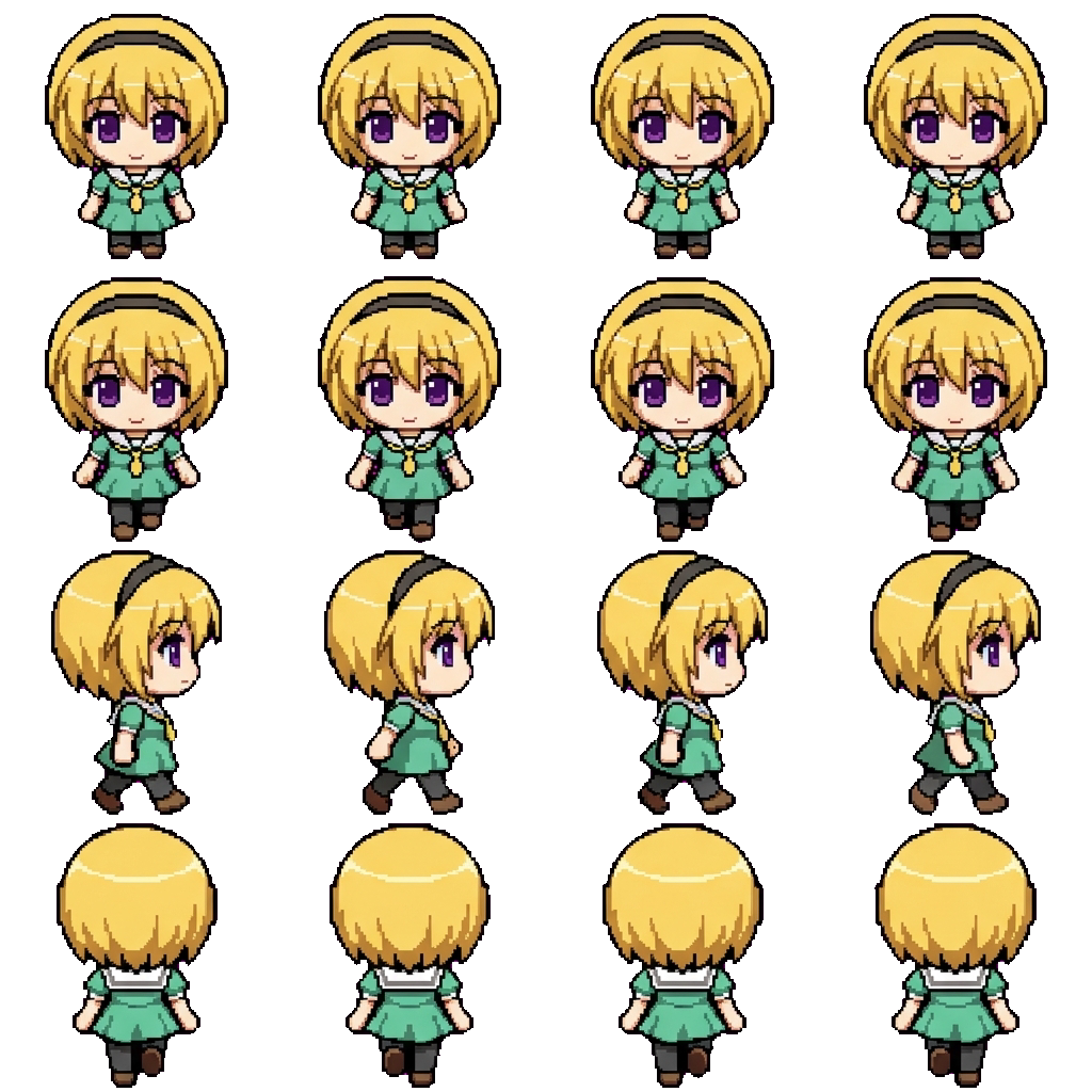 Satoko Hyodze movement sprite