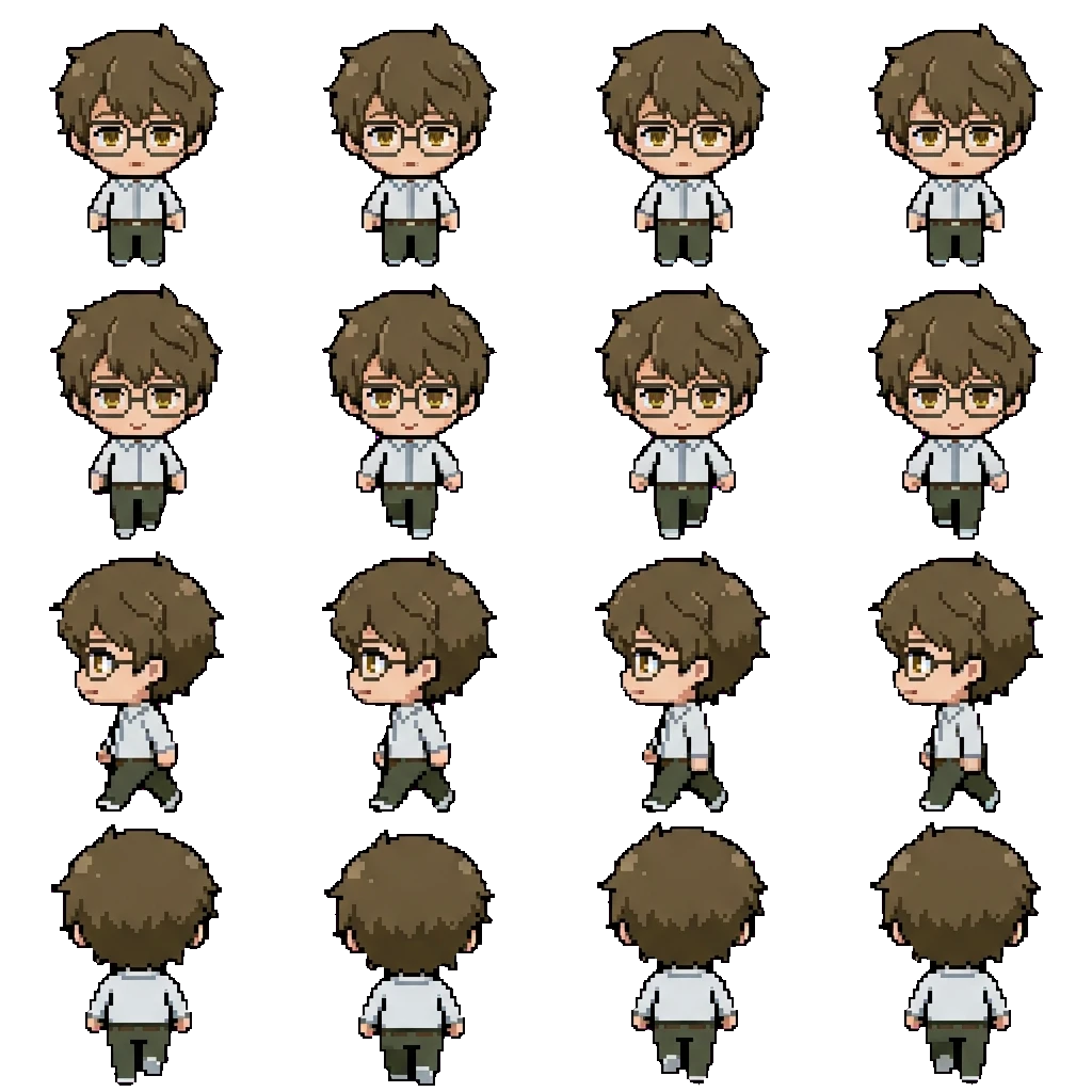 Naoto movement sprite