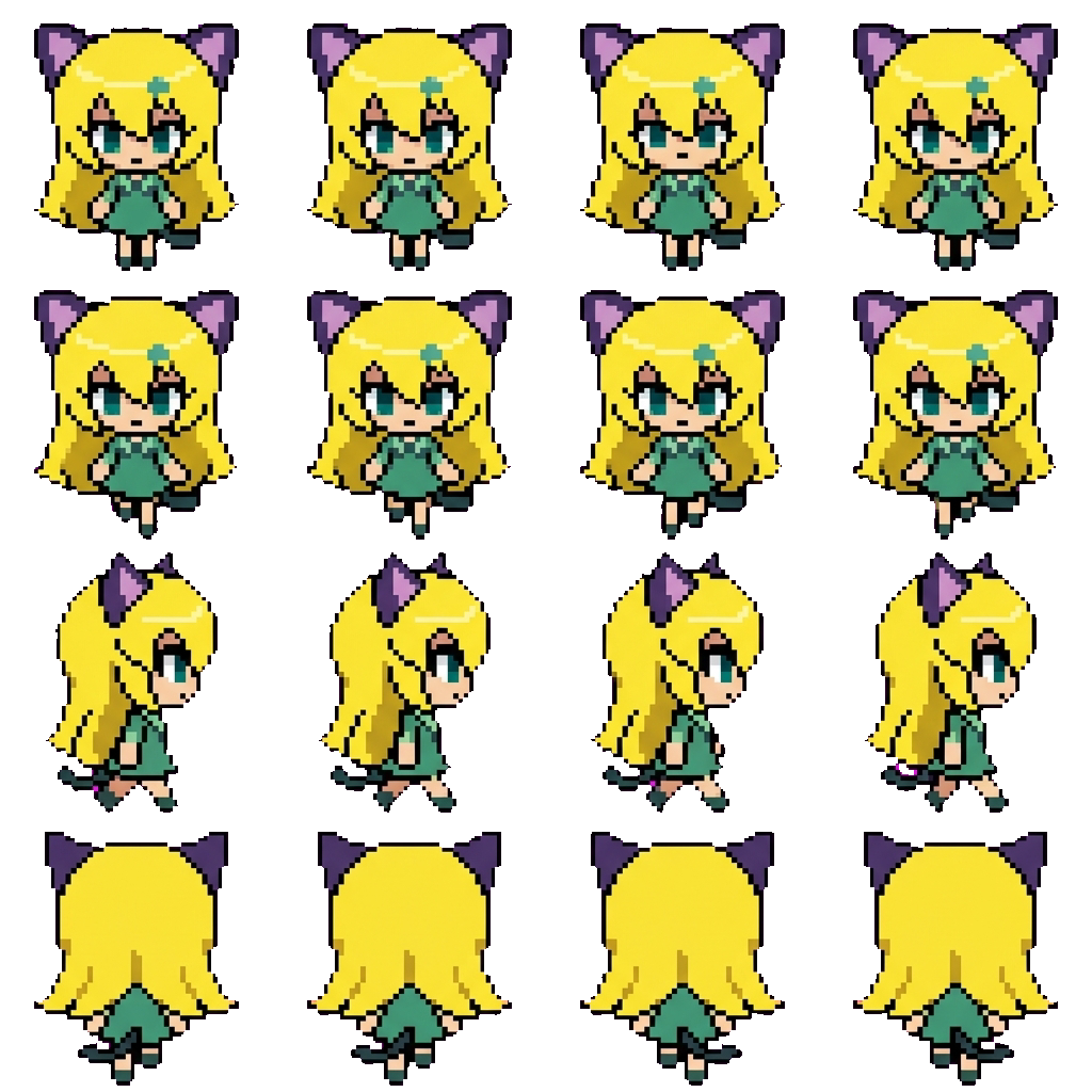 Catping movement sprite