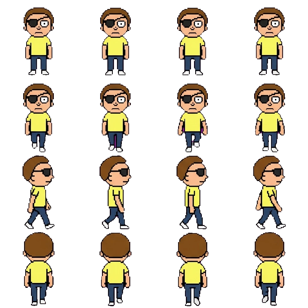 Evil Morty movement sprite