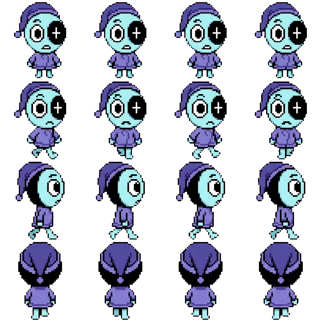 Astro movement sprite