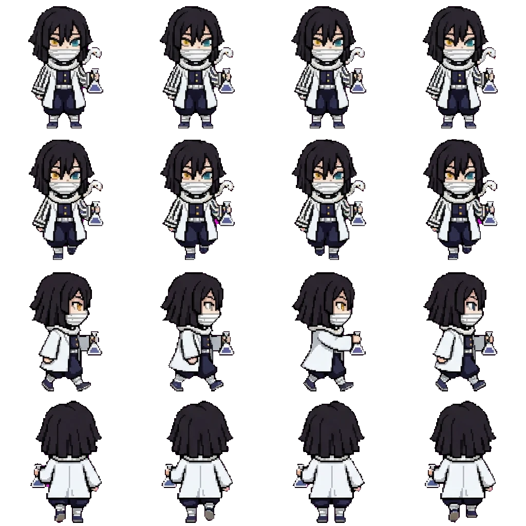 Iguro Obanai movement sprite