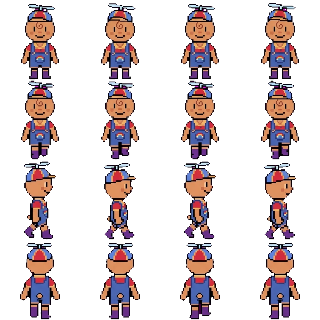 Dixo movement sprite