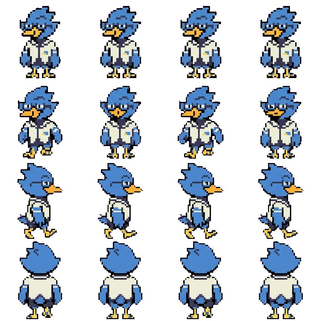 Berdly movement sprite