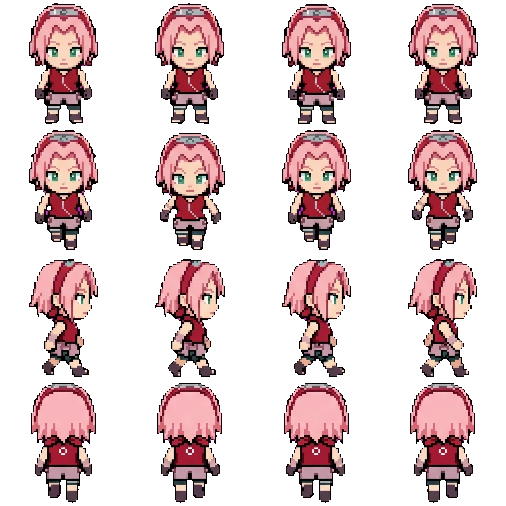 Sakura movement sprite