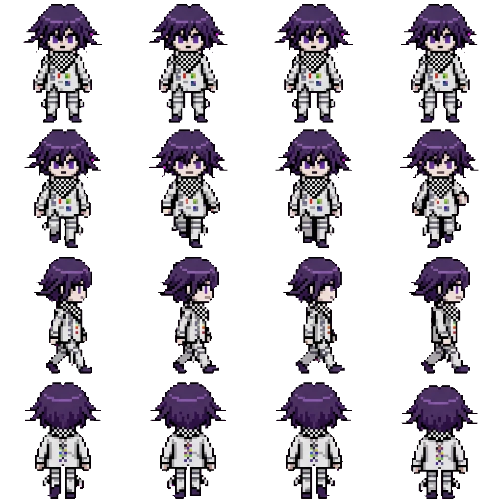 Kokichi Oma movement sprite