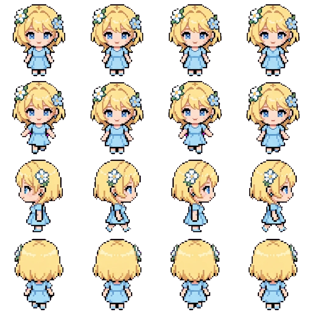 Mina movement sprite