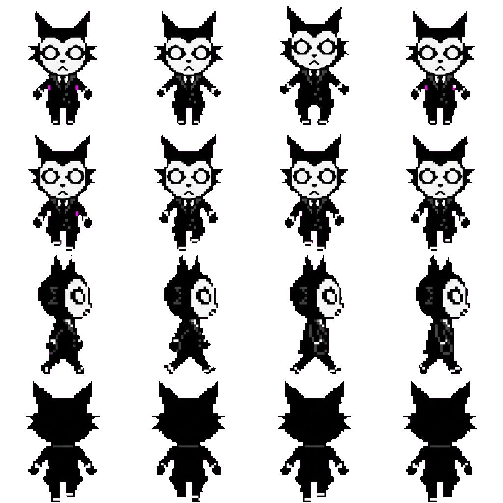 Noir Secret Agent movement sprite