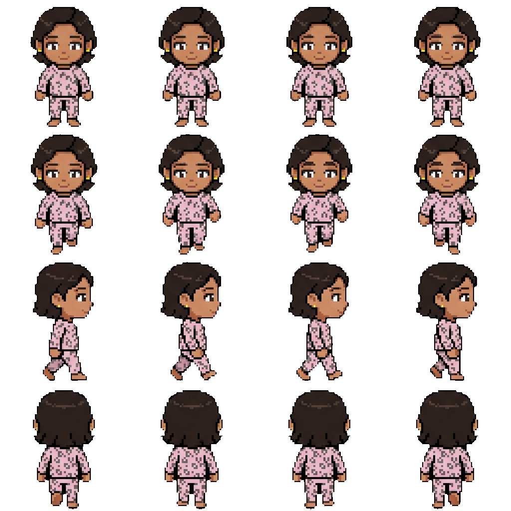 Adriana movement sprite