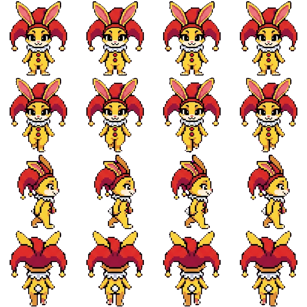Three movement sprite