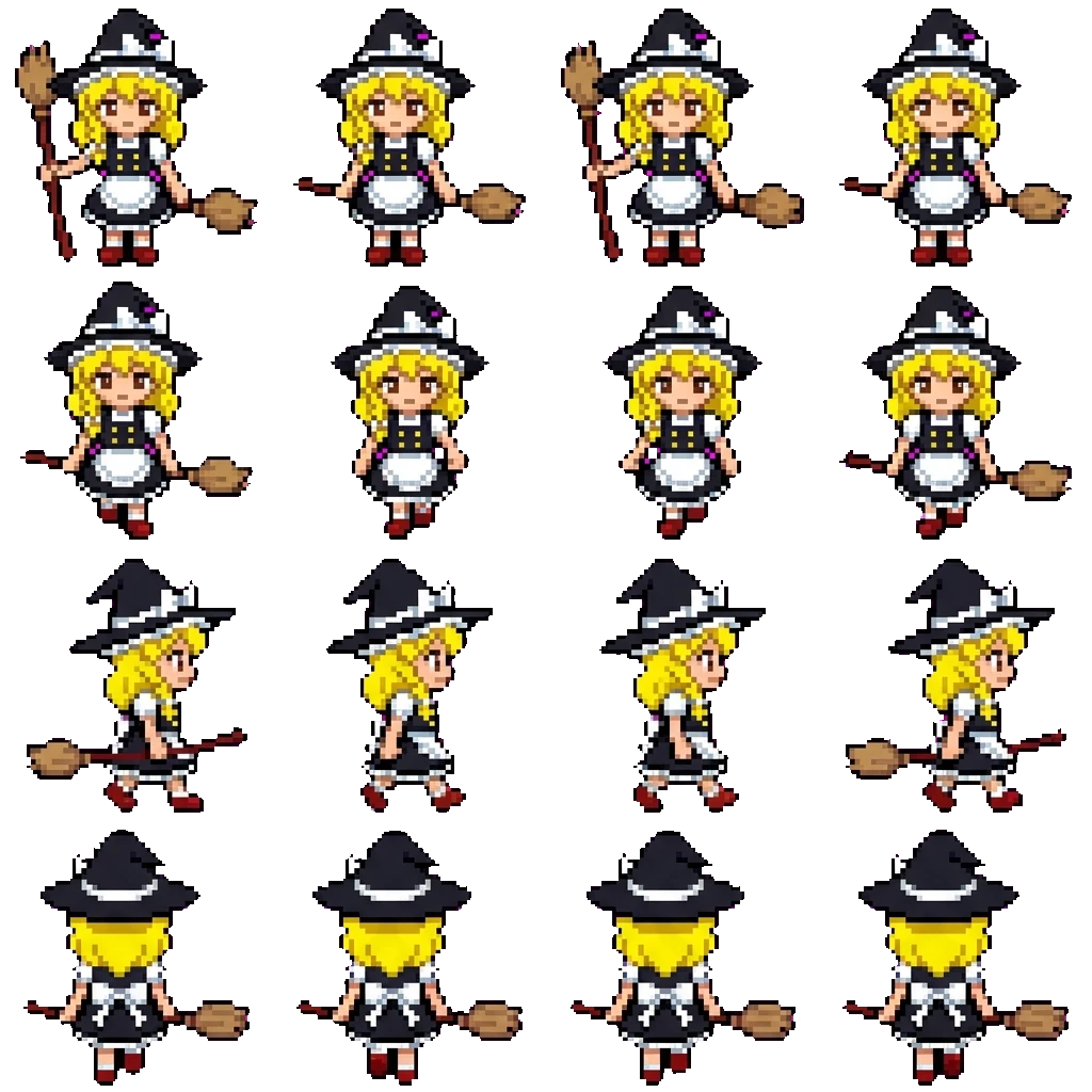 Marisa movement sprite