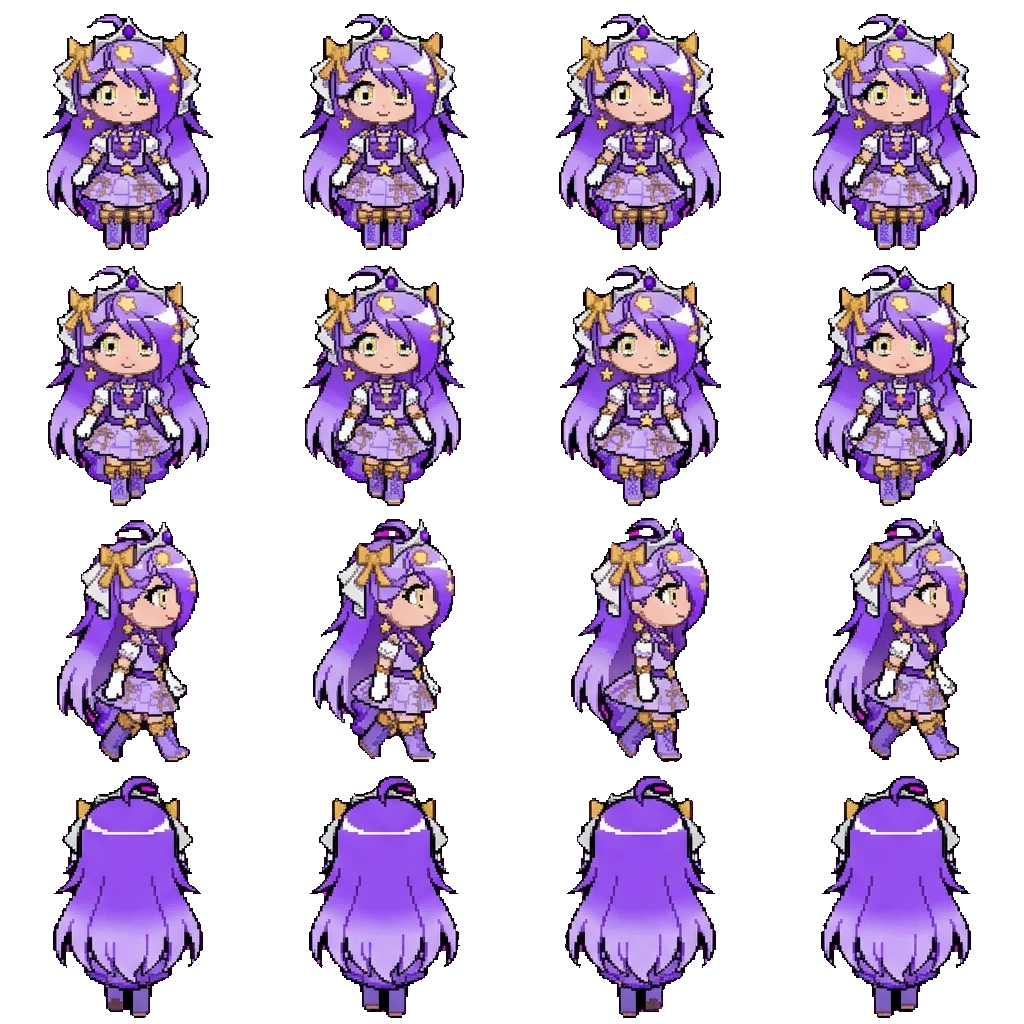 Cure Nebula movement sprite