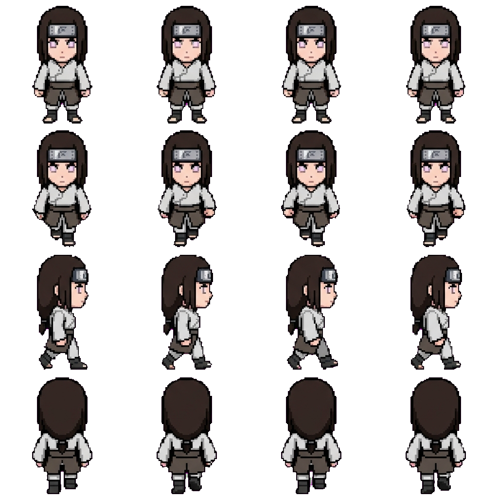 Neji movement sprite