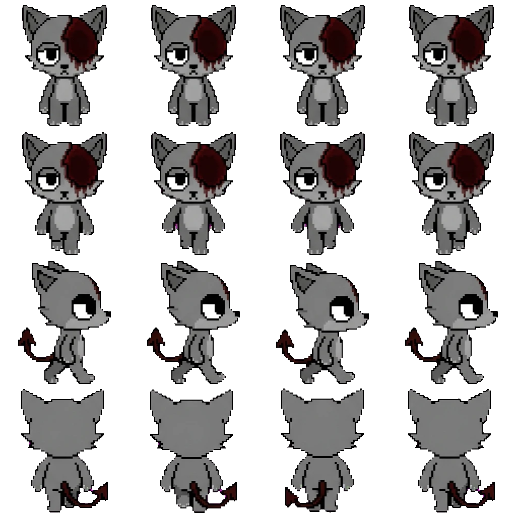 Gray movement sprite