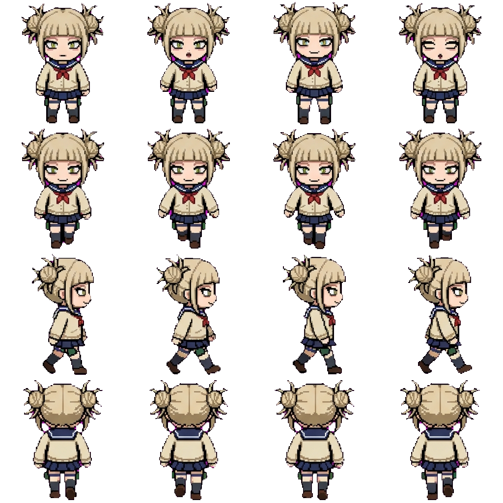 Toga Himiko movement sprite