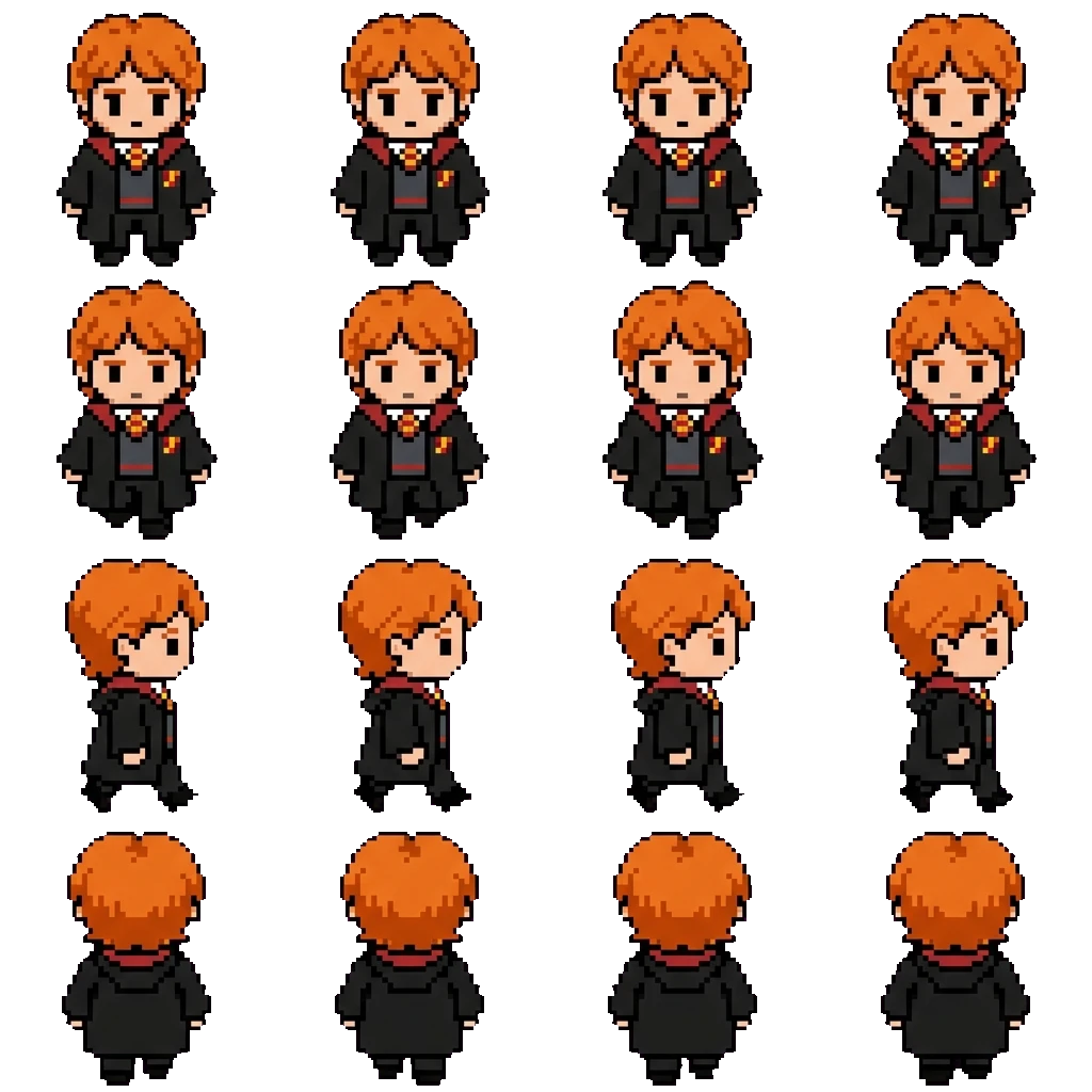 Ron Weasley movement sprite