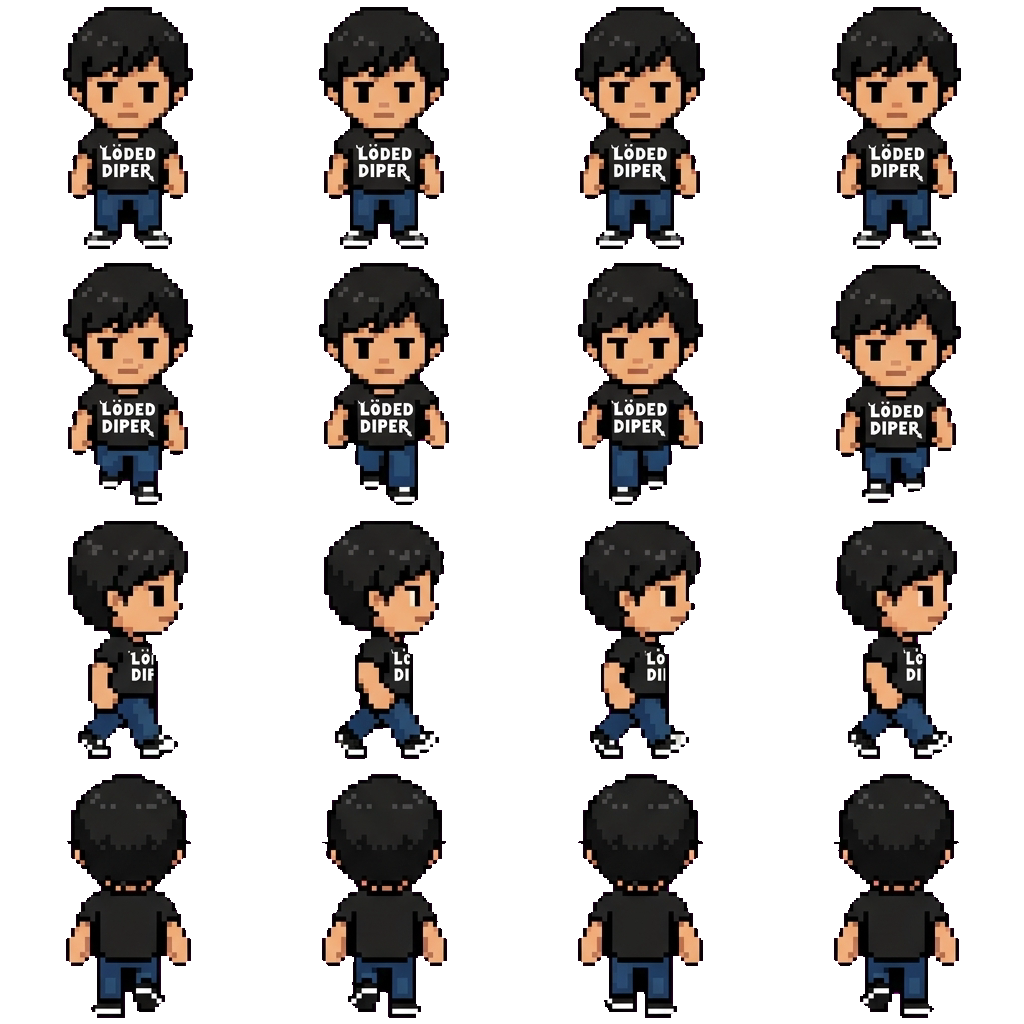Rodrick movement sprite
