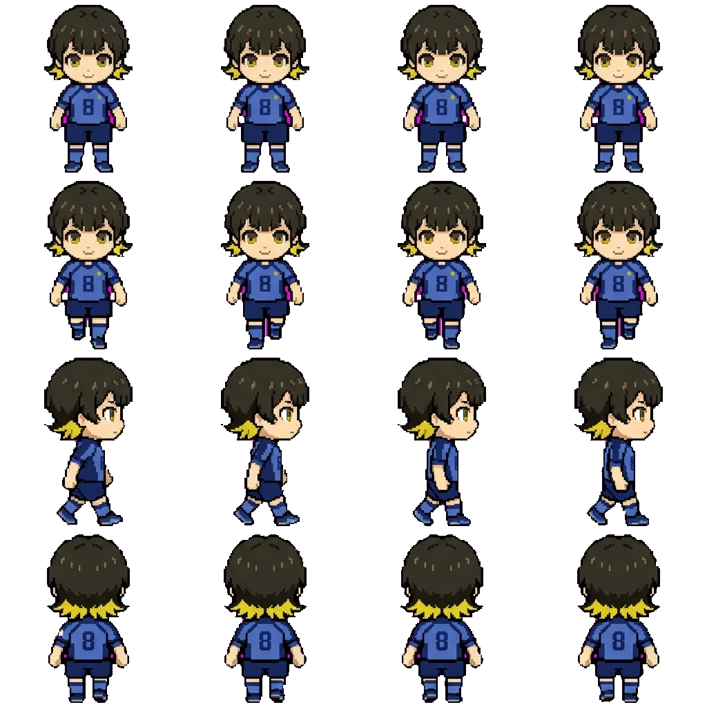 Meguru bachira movement sprite