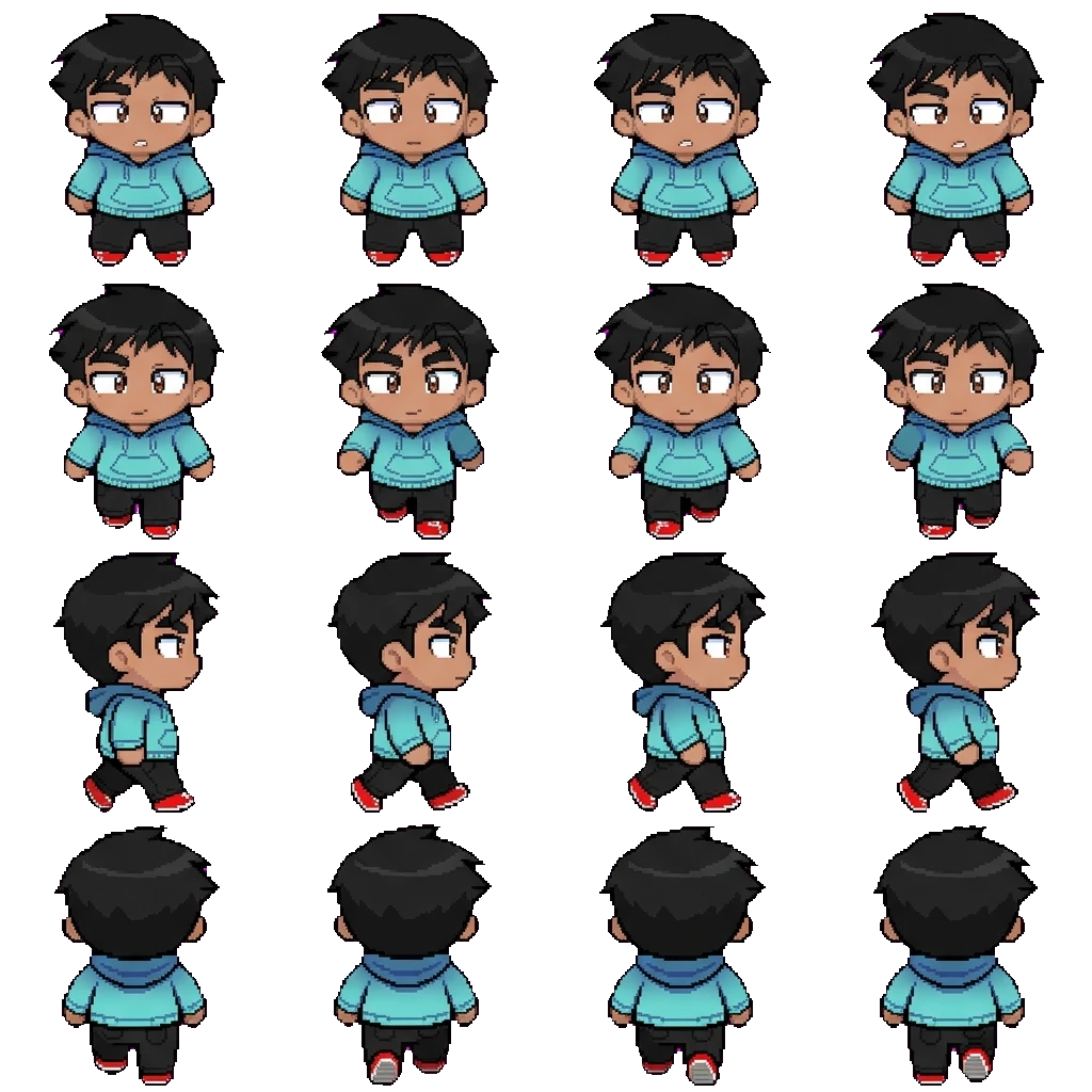 Peluche Jeff movement sprite