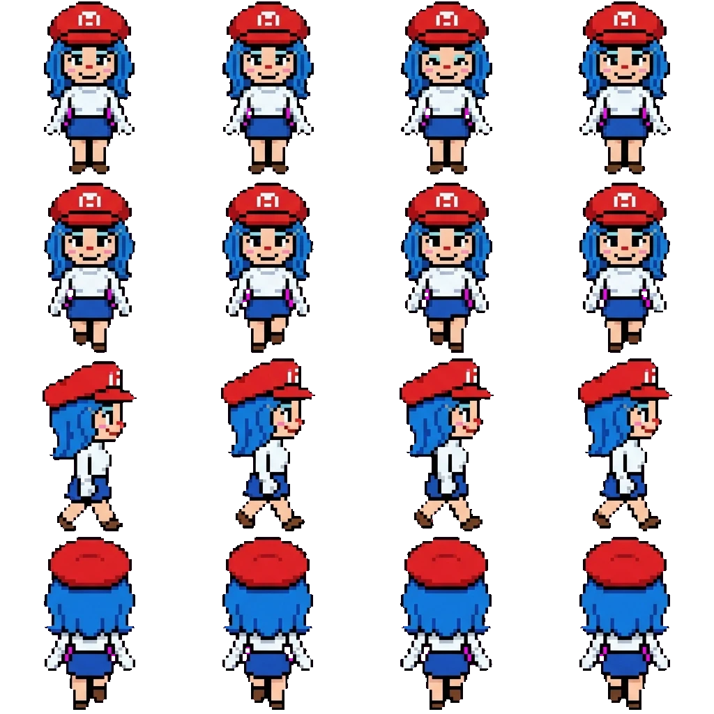 Pixi movement sprite