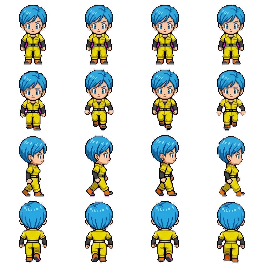 Bulma movement sprite
