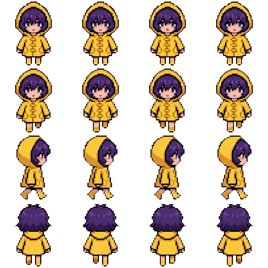 Six movement sprite