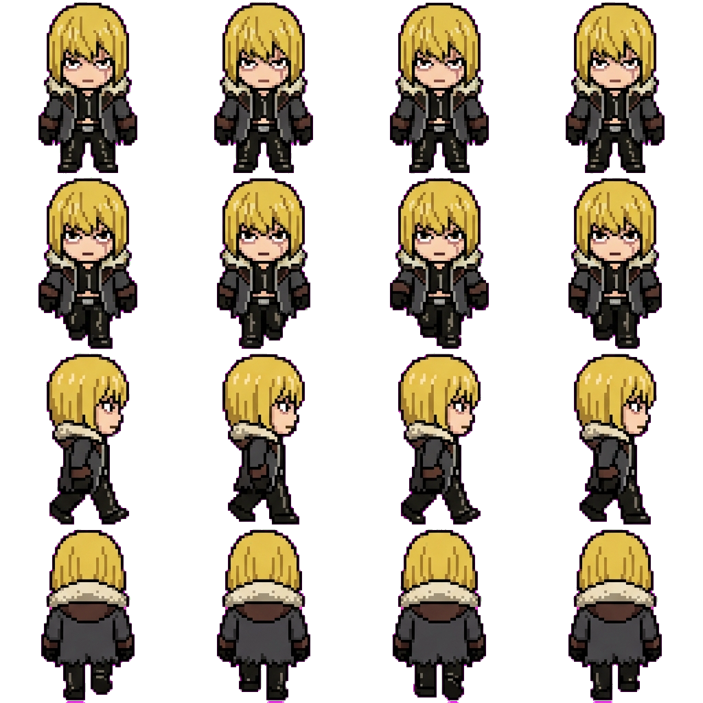 Mello movement sprite