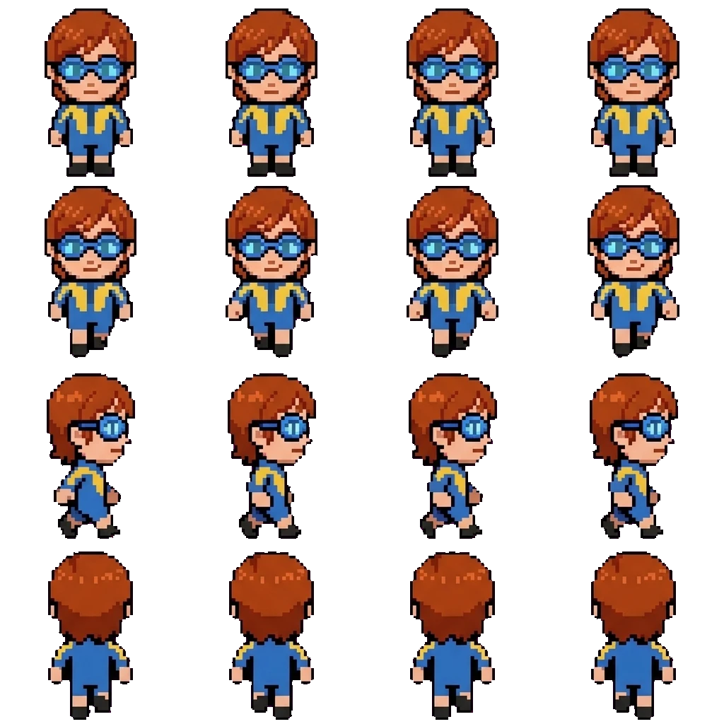Herman movement sprite