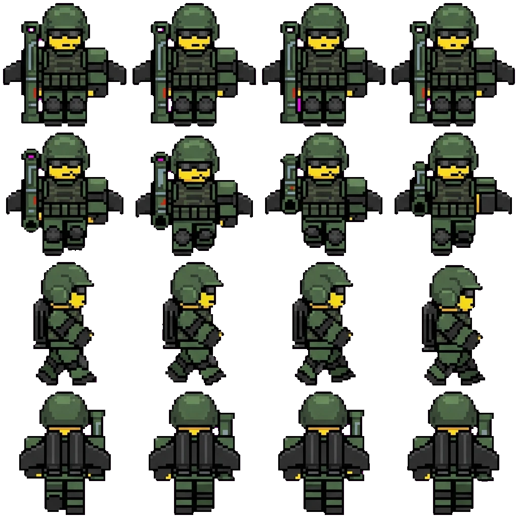 Jetrock movement sprite