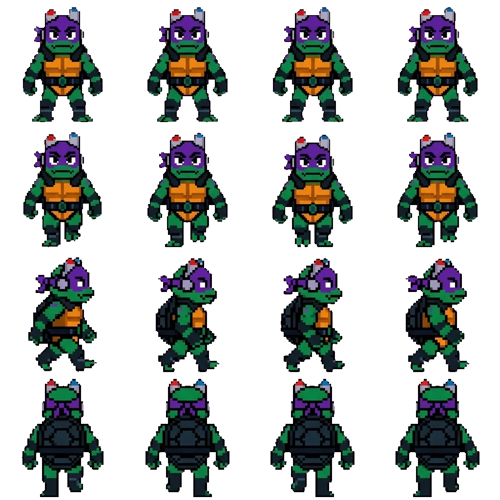Donnie movement sprite