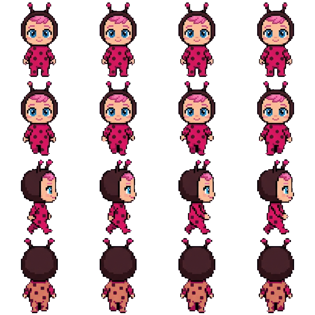 Леди movement sprite