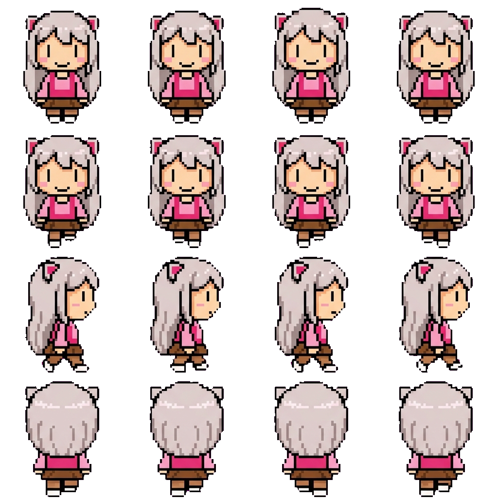 Mokou movement sprite