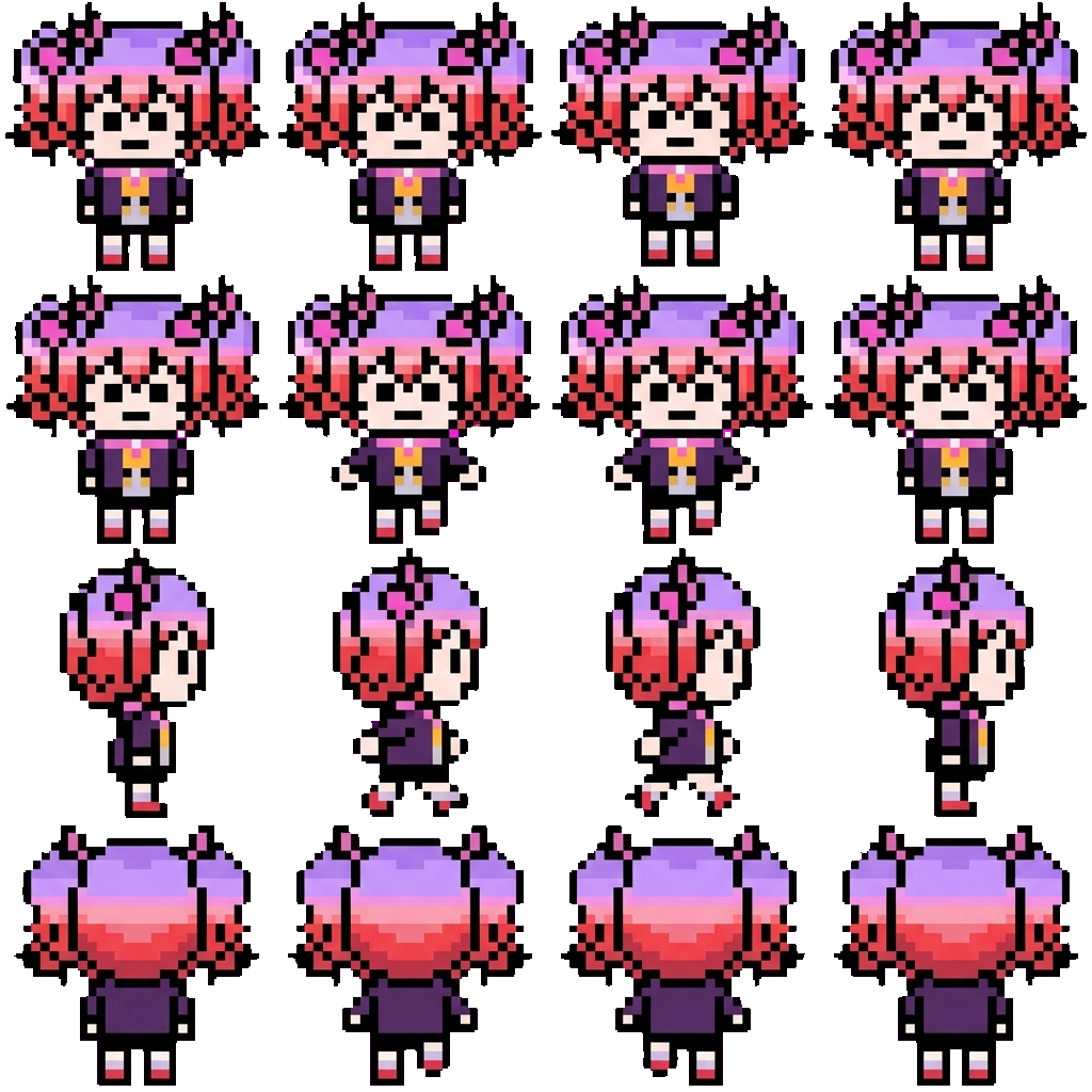 Hibiki movement sprite