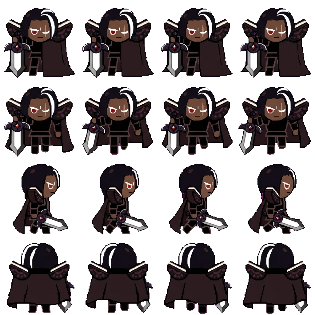 Dark choco cookie movement sprite