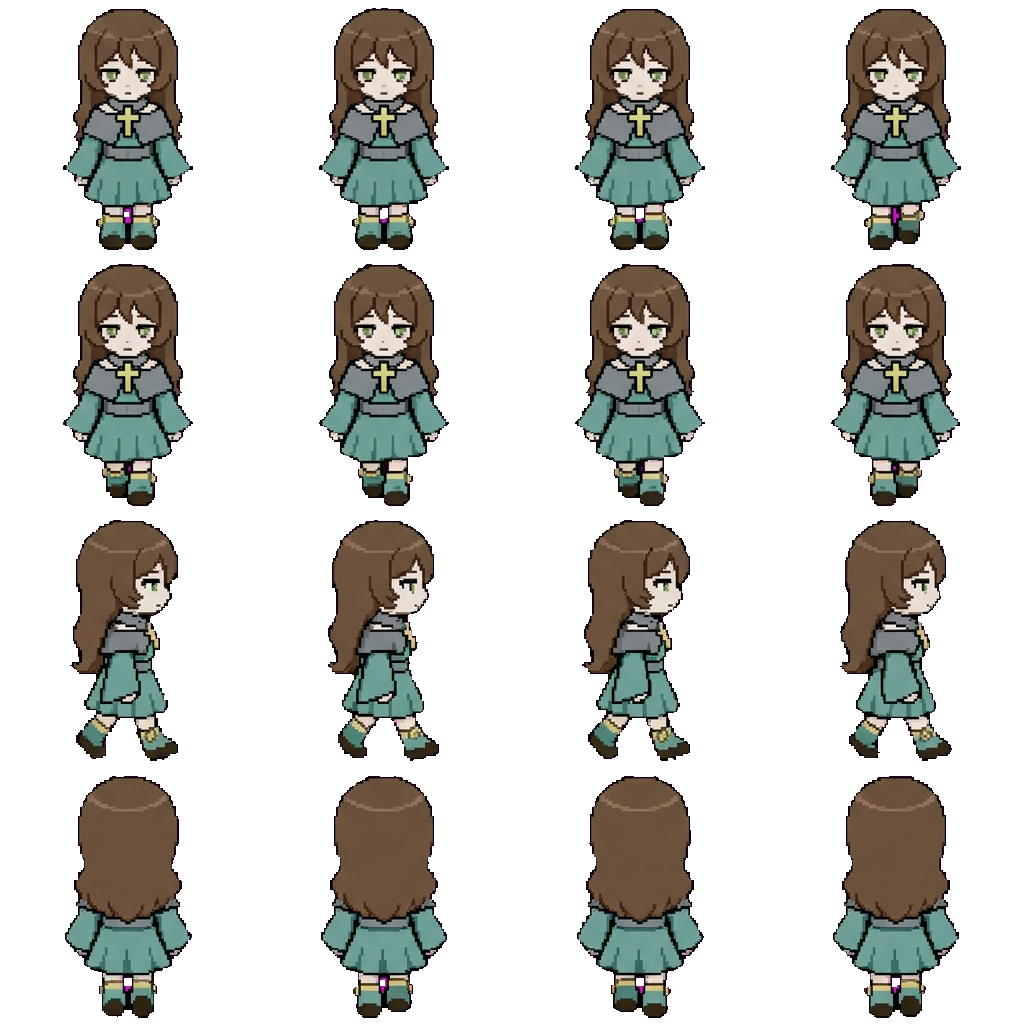 Fumiko Fukushima movement sprite