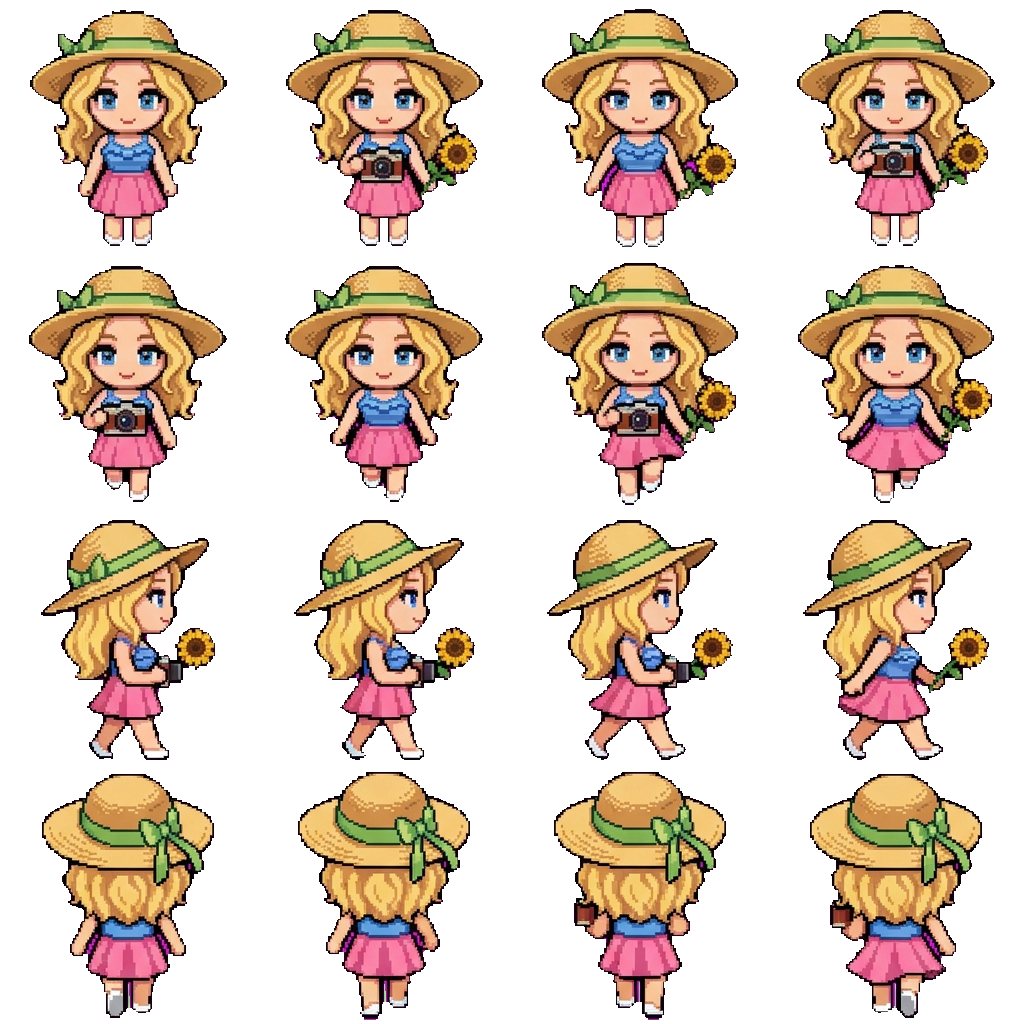Haley movement sprite