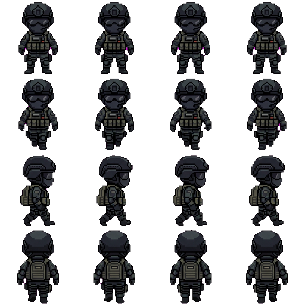 Border Patrol Agent movement sprite