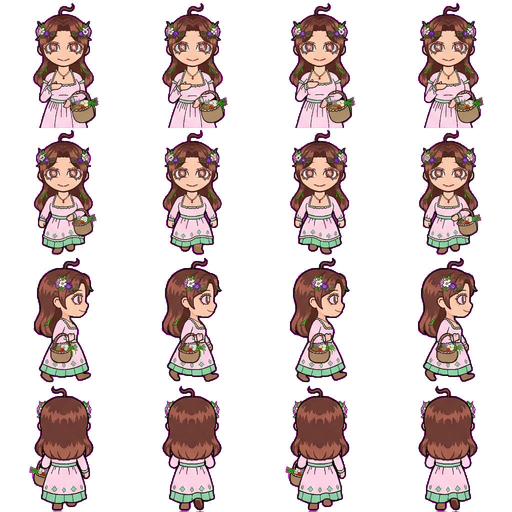 Aiko movement sprite