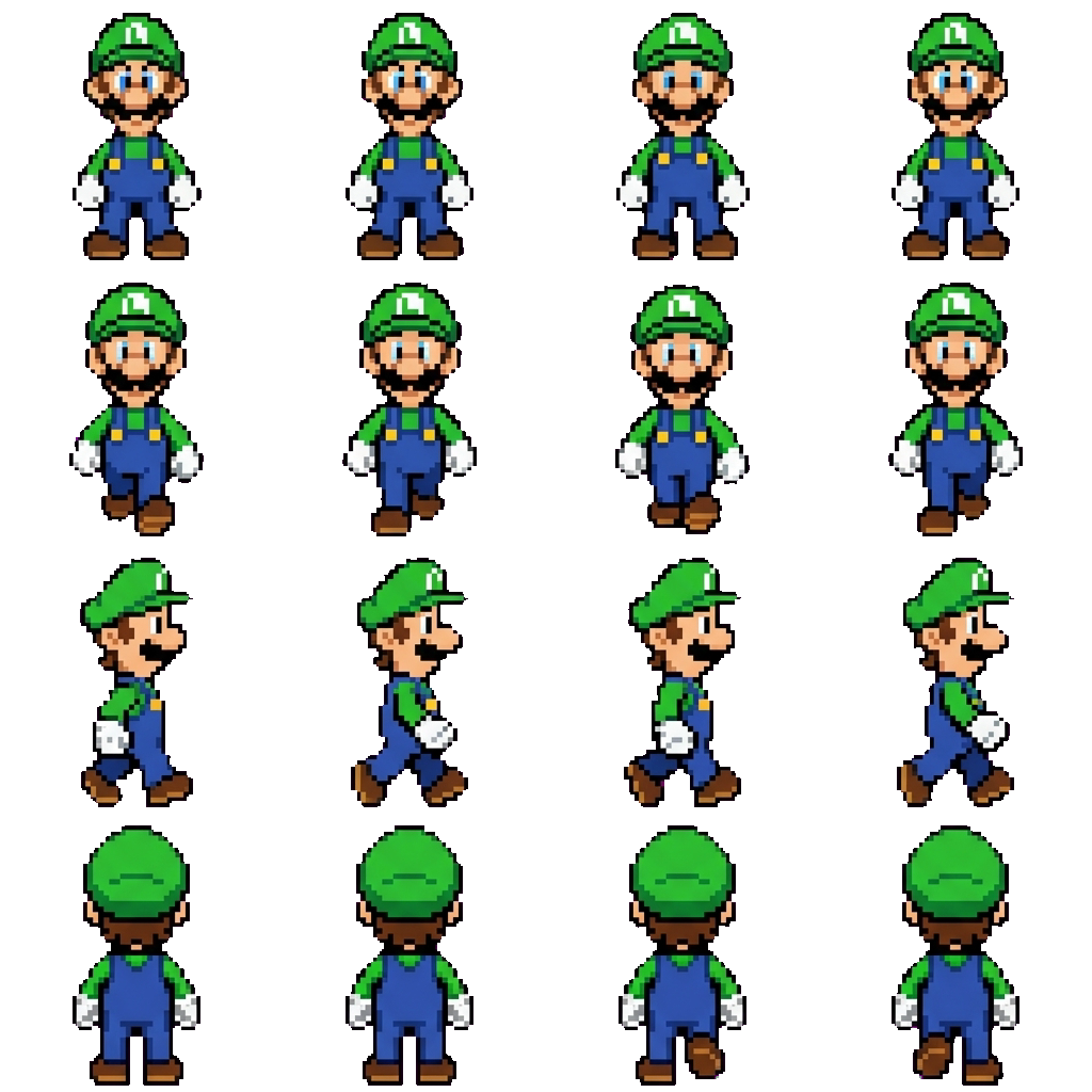 Luigi movement sprite