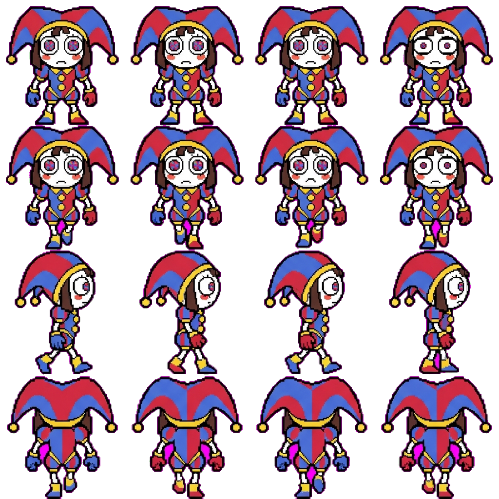Pomni movement sprite