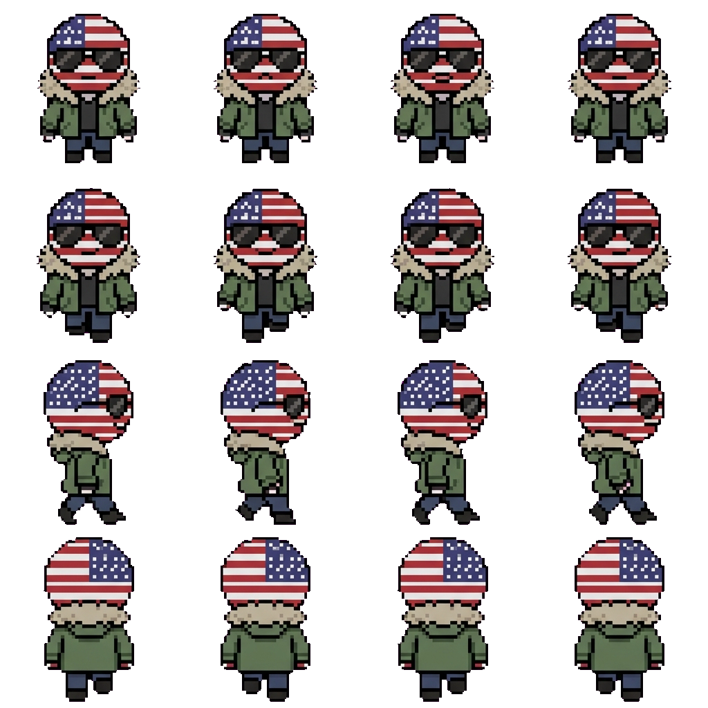 Usa movement sprite