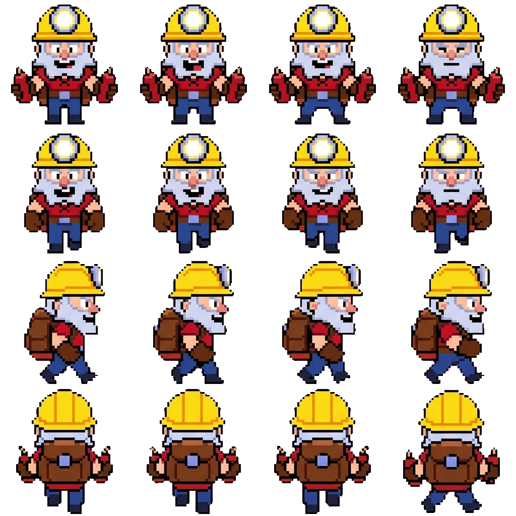 Dynamike movement sprite