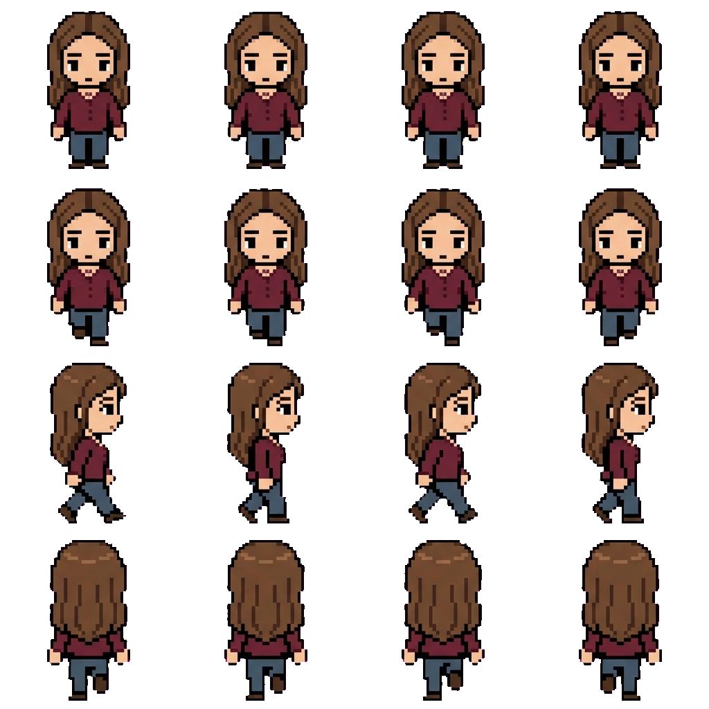 Sophia movement sprite