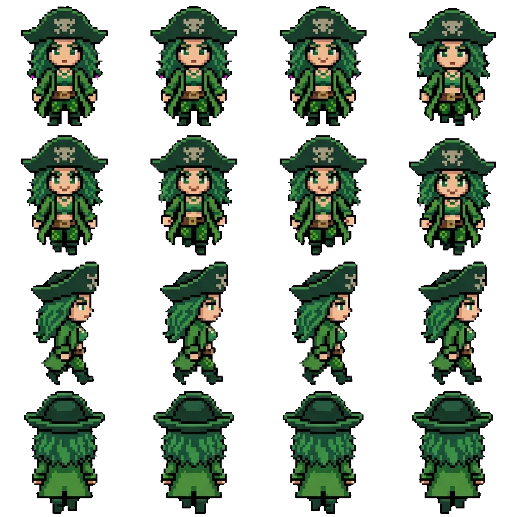 Flying Dutchwoman movement sprite